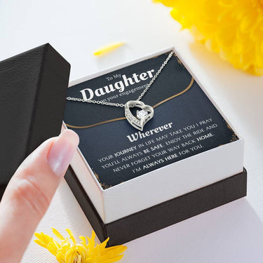 Daughter Engagement Forever Love Necklace - Love You This Much